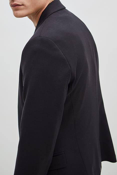 NAVY WASHABLE FLANNEL SUIT JACKET 5