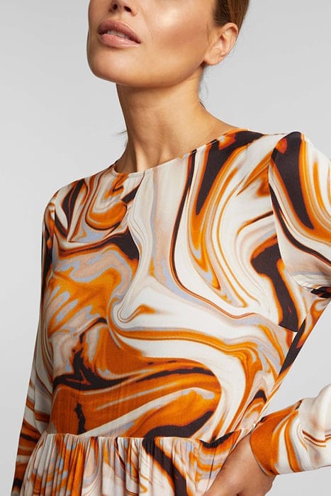 PRINTED MAXI DRESS PUMPKIN 4