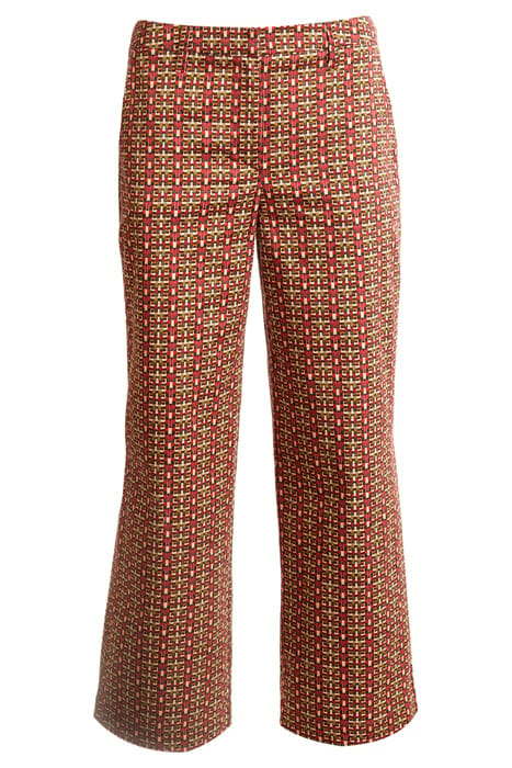 REG WAIST WIDE LEG ANKLE RED 1