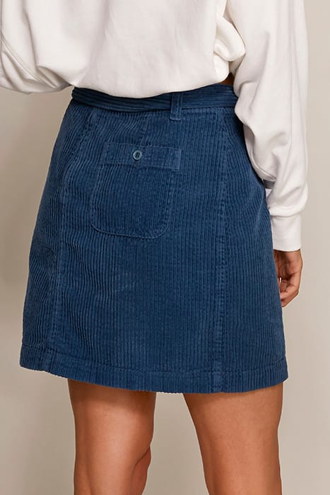 REG WAIST SHORT SKIRT BELT BLUE 3