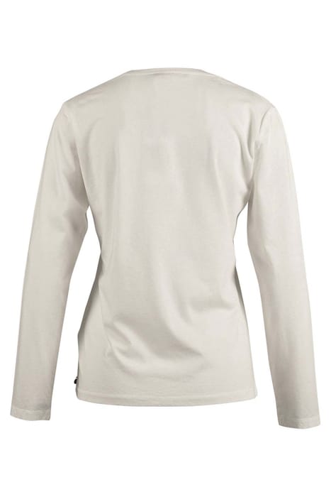 CREW NECK TEE LS + DECO WHITE 2
