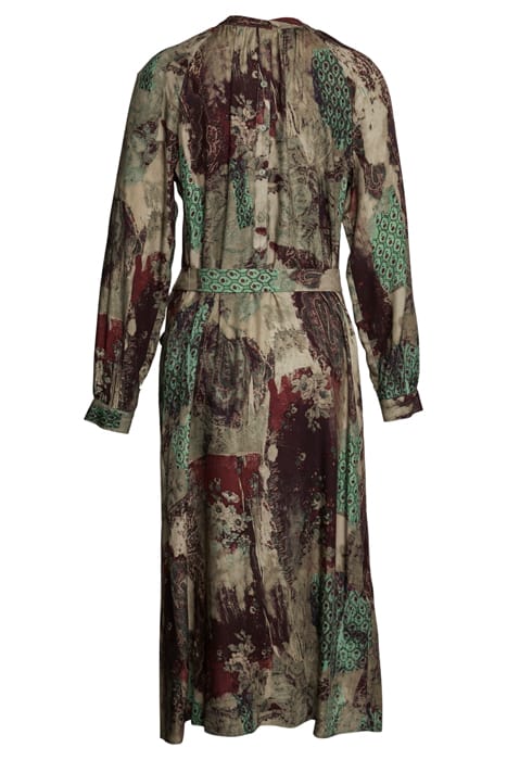 MIDI ROUND NECK DRESS 1