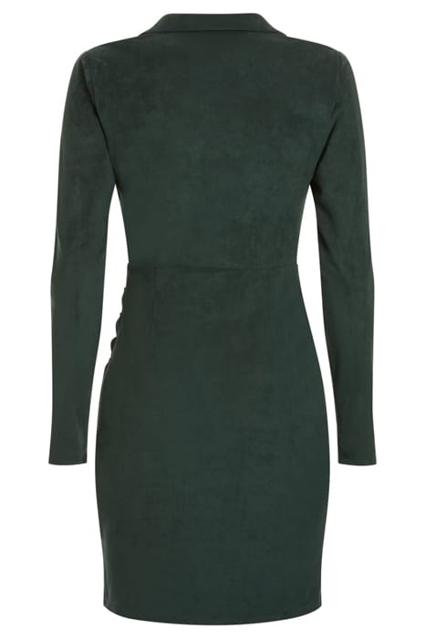 MARCIANO BY GUESS HUDSON WRAP DRESS CHENILLE GREEN 5