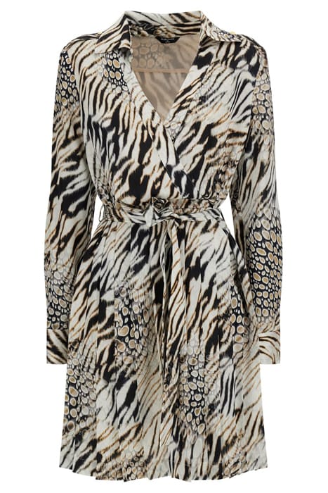 MARCIANO BY GUESS CHAIN REACTION DRESS SHADY HOLLOW PRINT 4