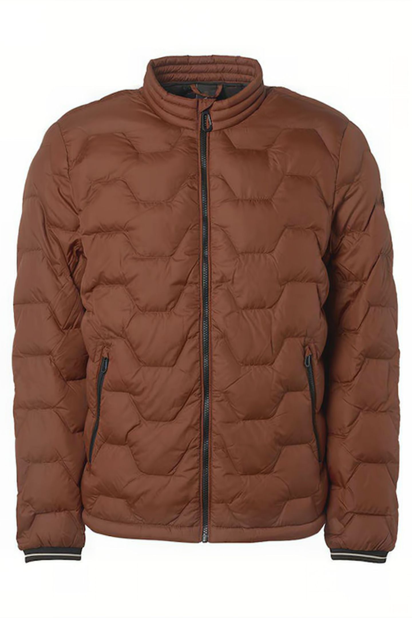 JACKET SHORT FIT PADDED BRANDY 1