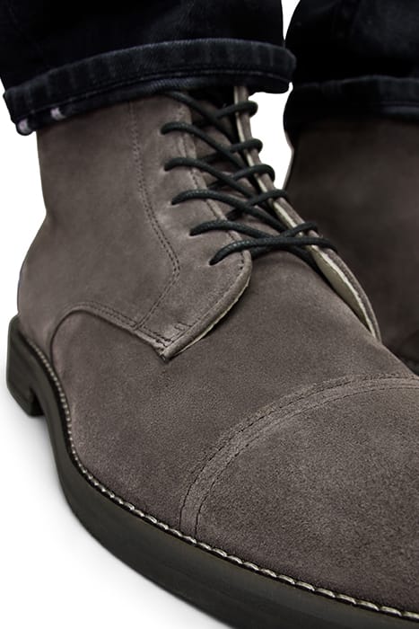 HARLAND SUED BOOT CHARCOAL GREY 3