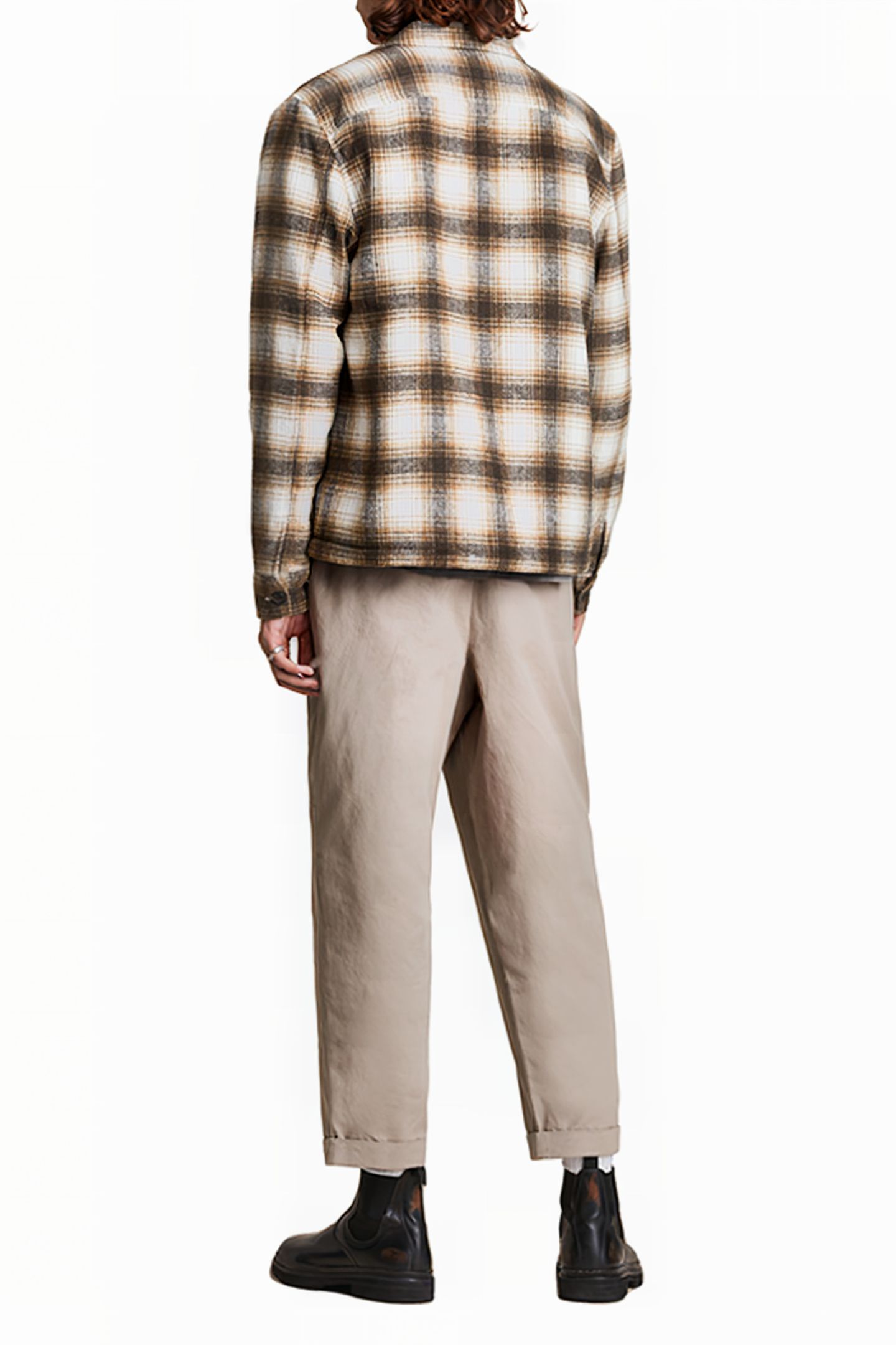 EASTFORK JACKET WHITE/BROWN 3