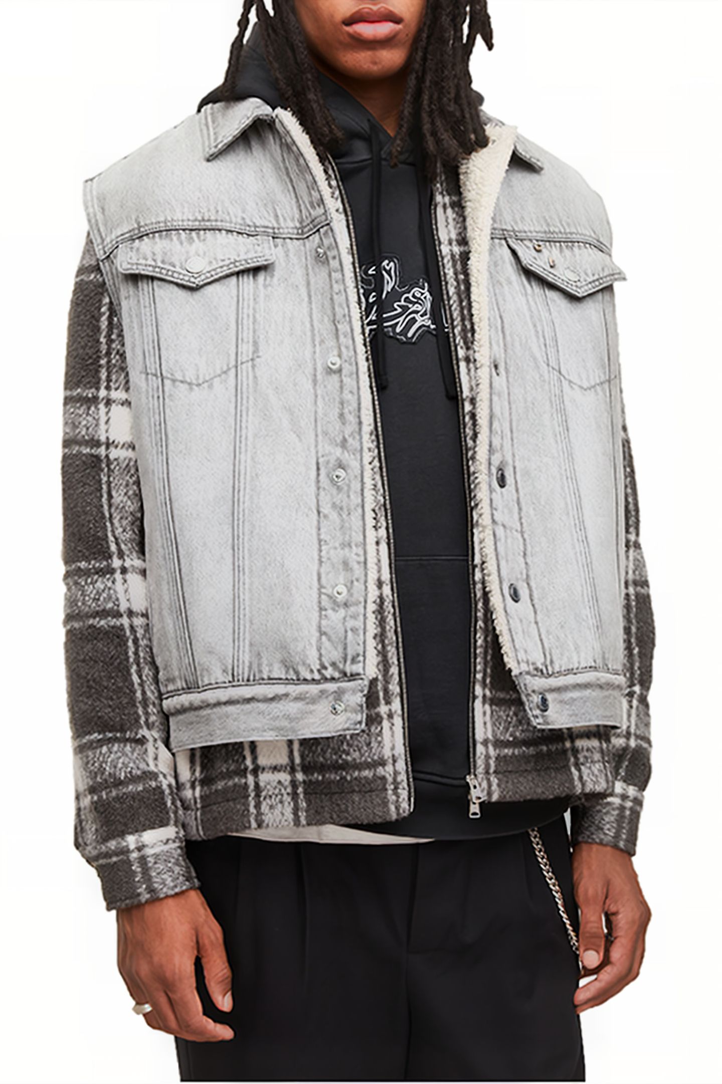 KAIMUKI SLEEVELESS J WASHED GREY 1