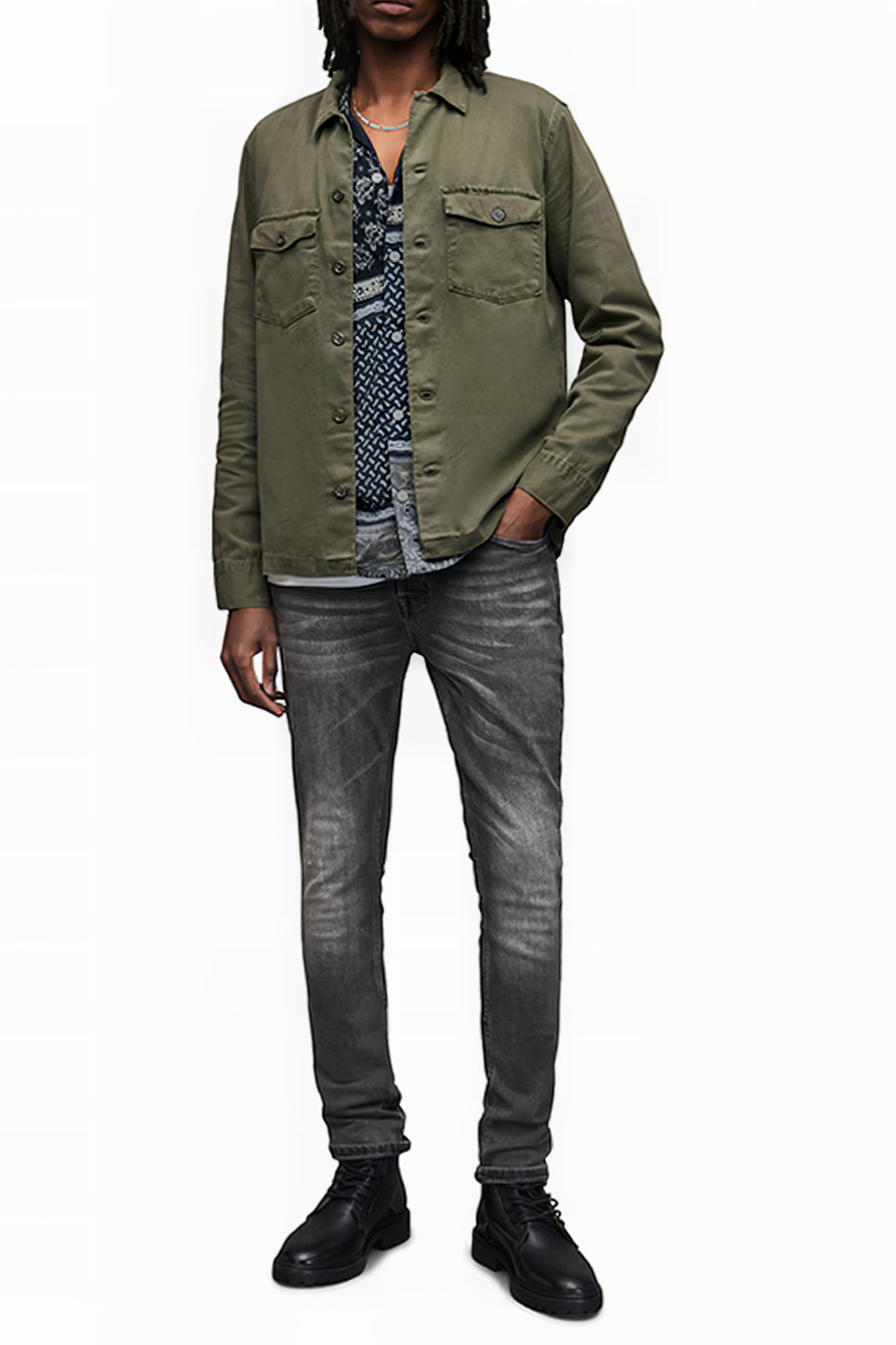 CIGARETTE DAMAGED WASHED BLACK 2