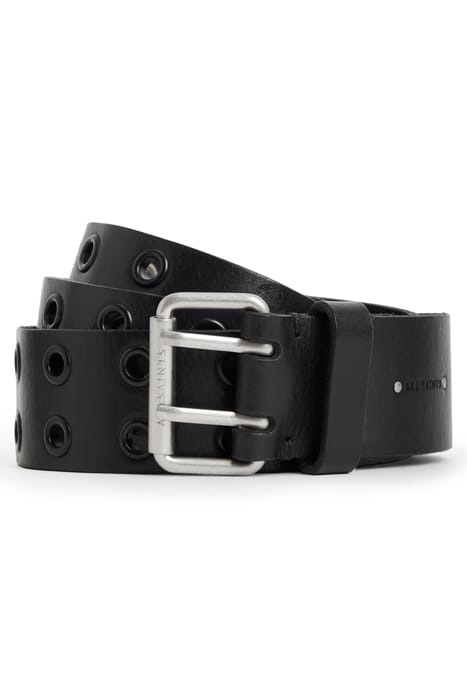 ALANNAH MIX BELT MATTE BLACK/NICKEL 2