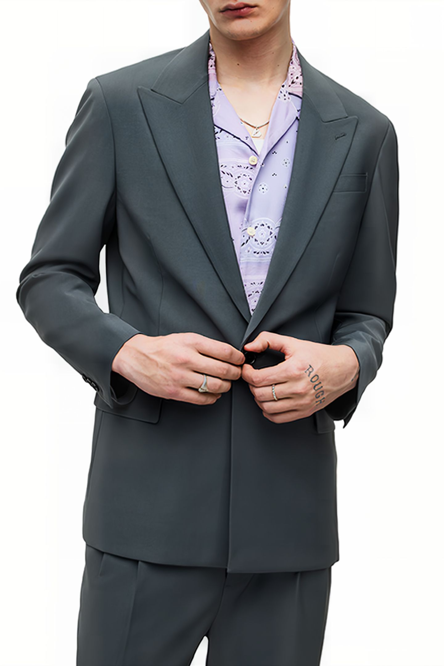 BERTO BLAZER SMOKE BLUE 6