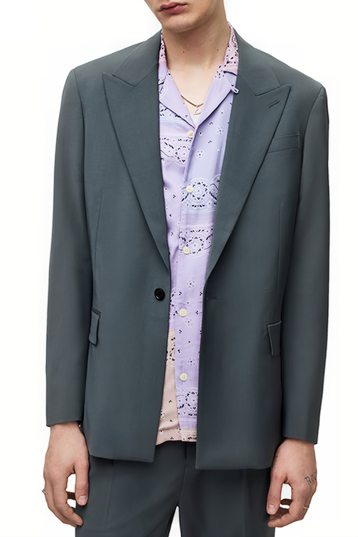 BERTO BLAZER SMOKE BLUE 1