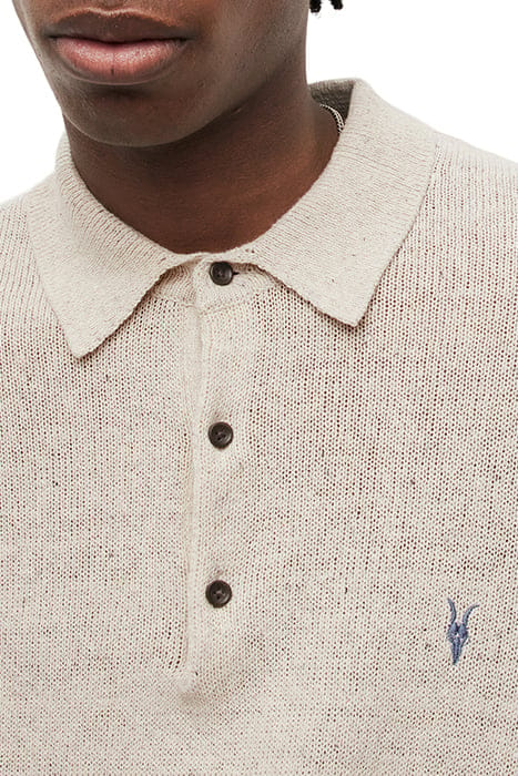 BRICE SS POLO ECRU MARL 4