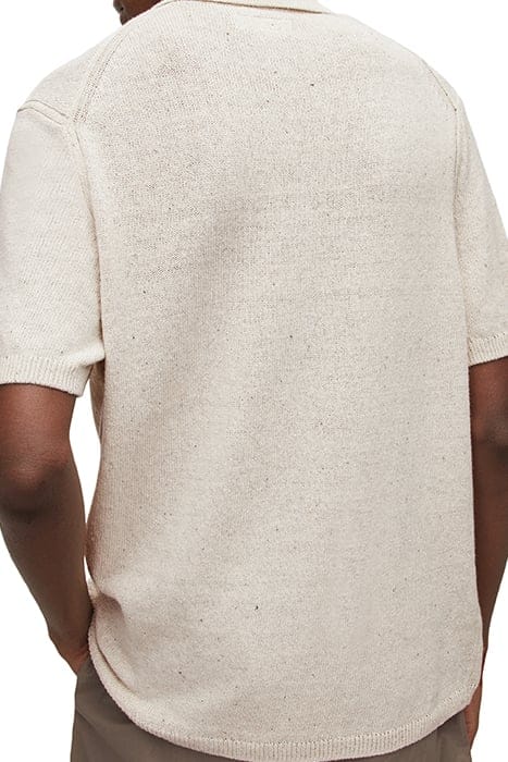 BRICE SS POLO ECRU MARL 2