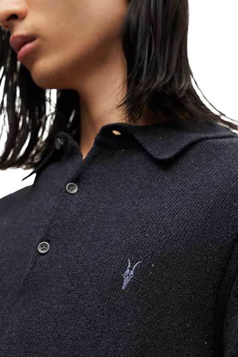 BRICE SS POLO CINDER BLACK MARL 5