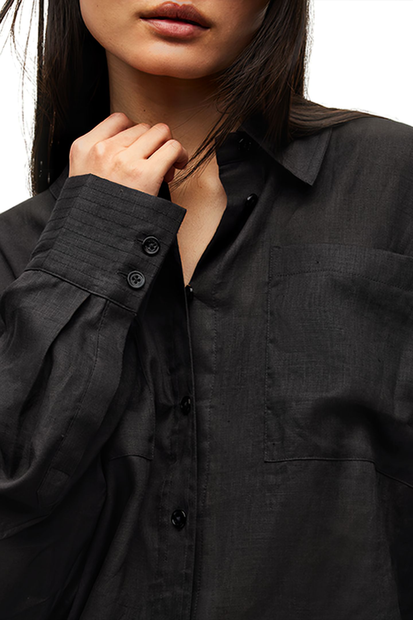 INEZ SHIRT BLACK 7