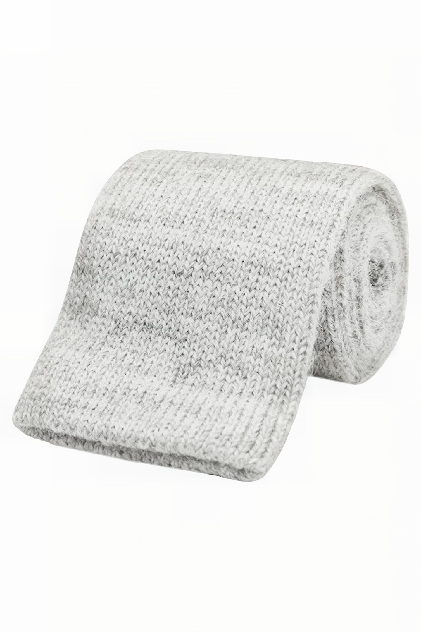 GREY KNITTED TIE 1