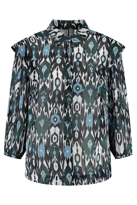 ROSIE BLOUSE FOLKLORE BLUE 1