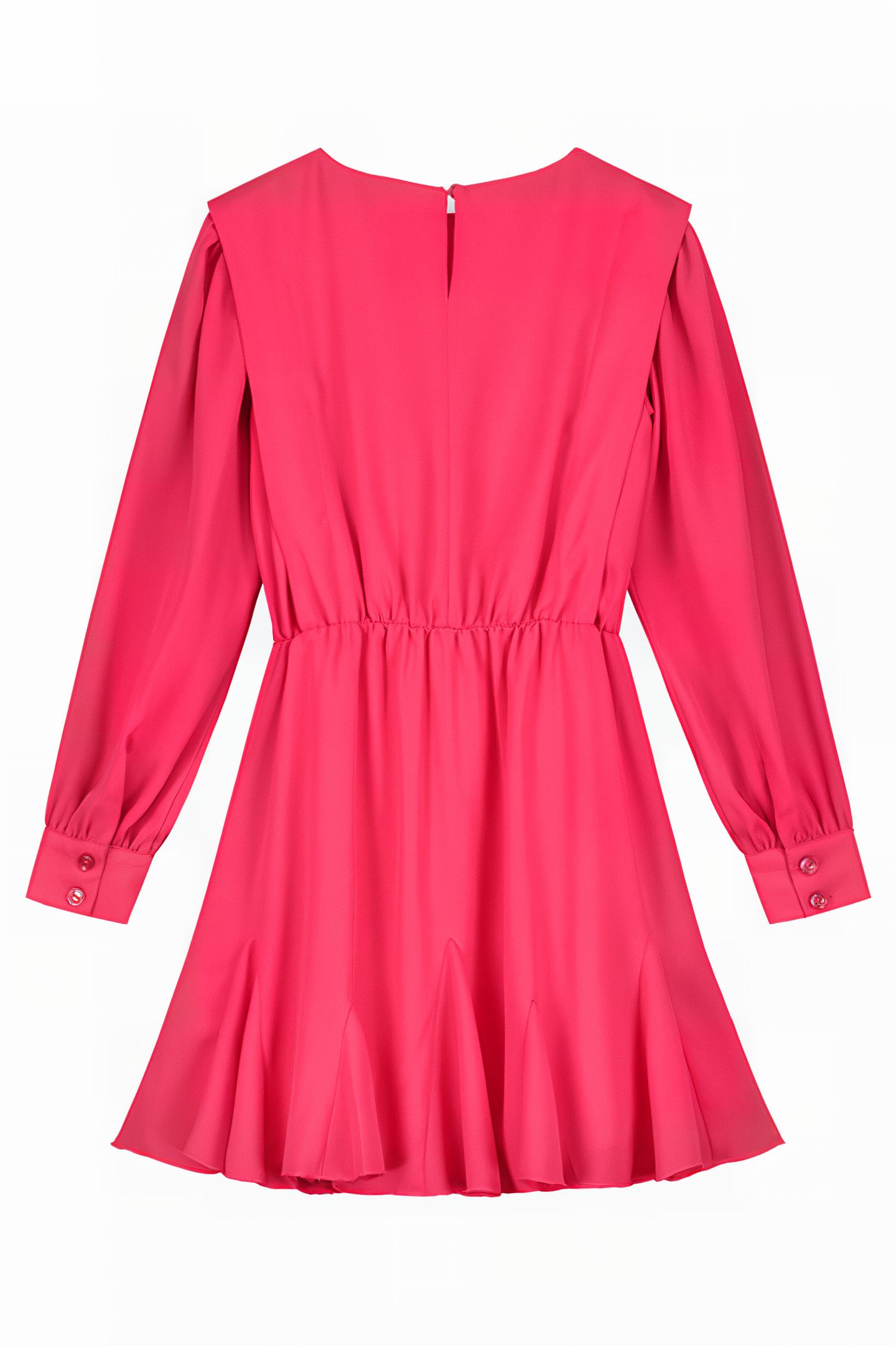 WINONA DRESS SOLID HOT PINK 2