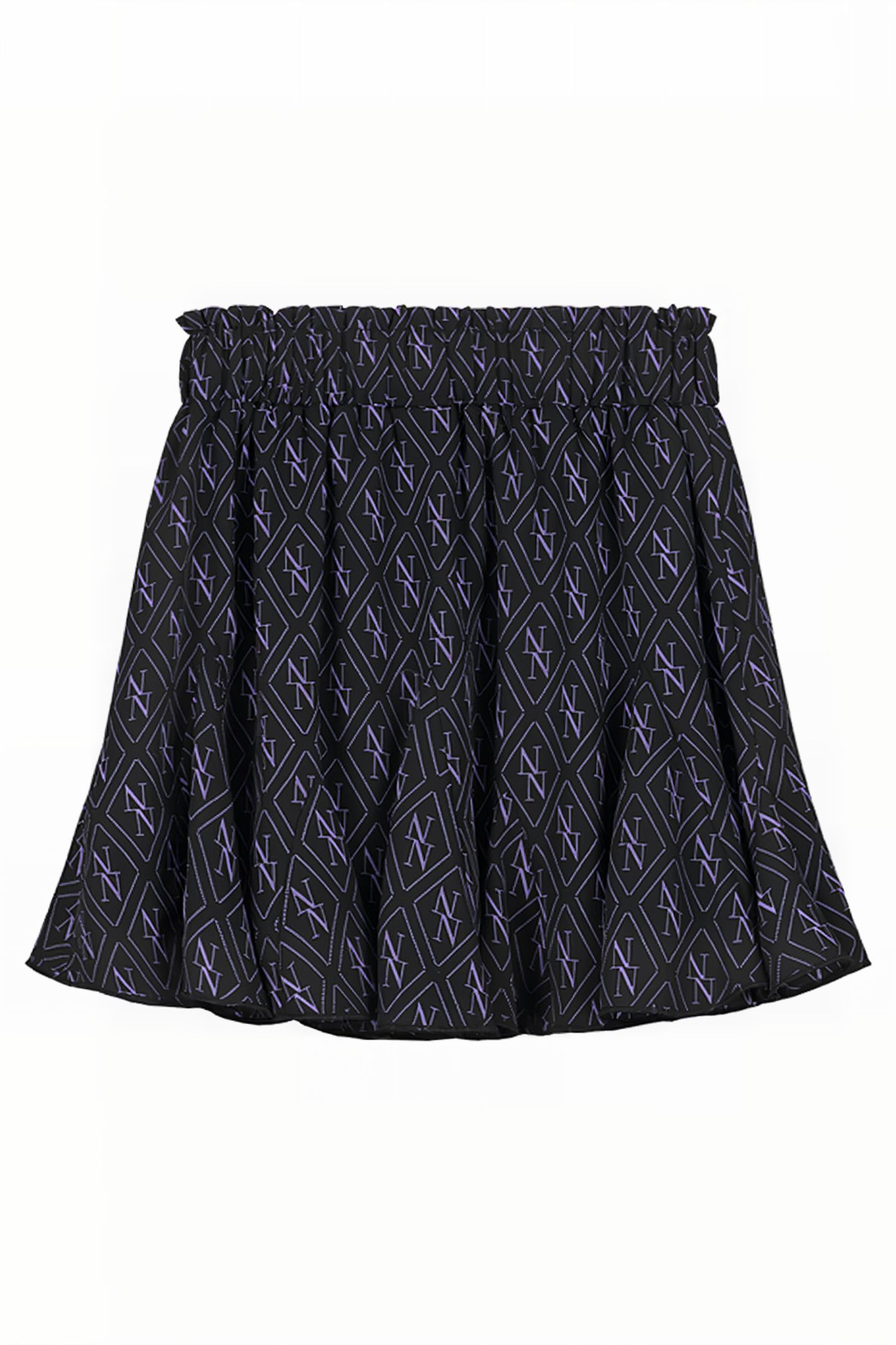 WINONA SKIRT BLACK/PURPLE 2