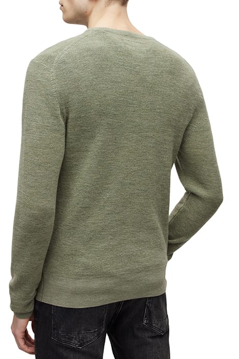 IVAR MERINO CREW SAP GREEN MARL 2