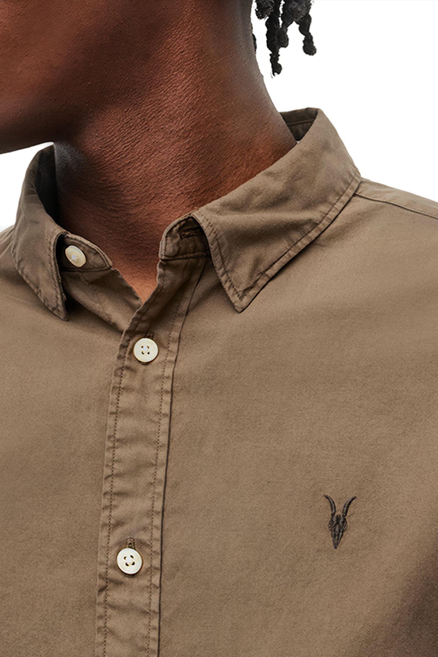 HAWTHORNE LS SHIRT WOOD BROWN 5