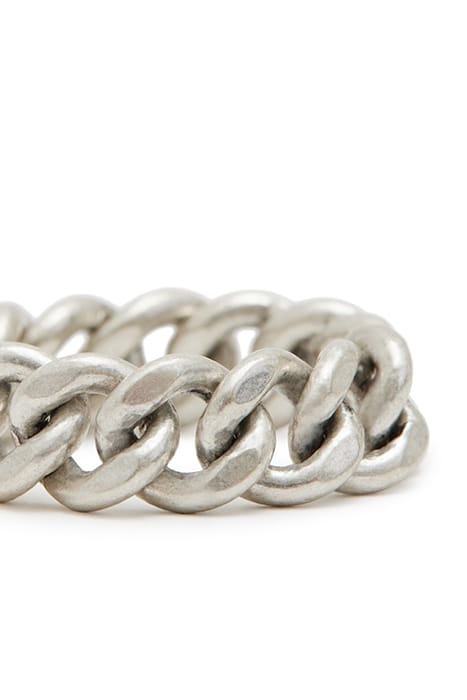 COLT CURB RING WARM SILVER 5