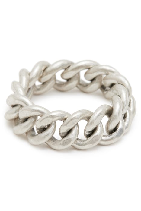 COLT CURB RING WARM SILVER 3