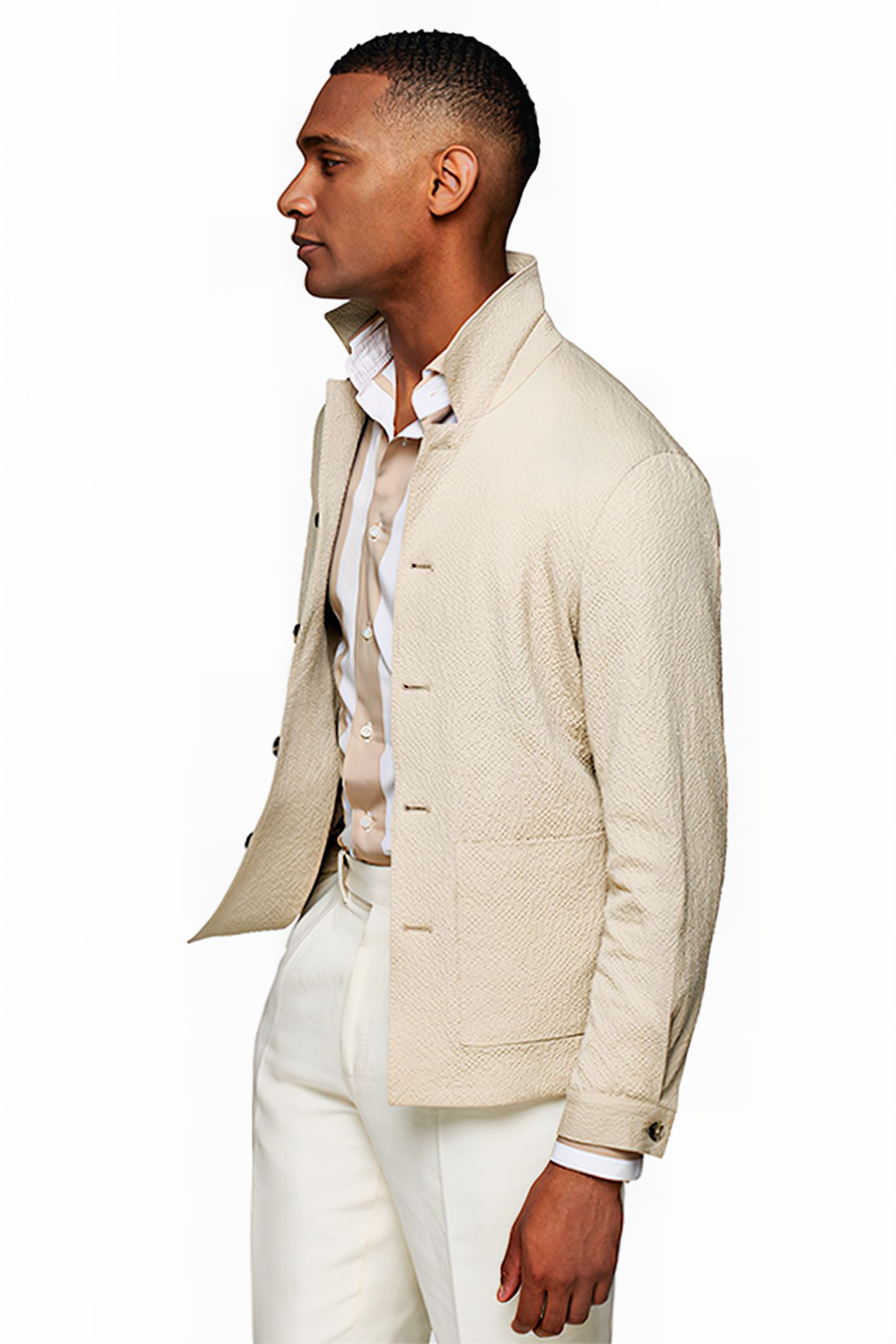 LIGHT BROWN WALTER SHIRT JACKET 4