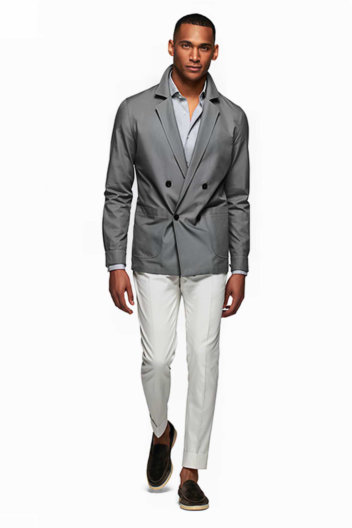 MID GREY GREENWICH SHIRT JACKET 3
