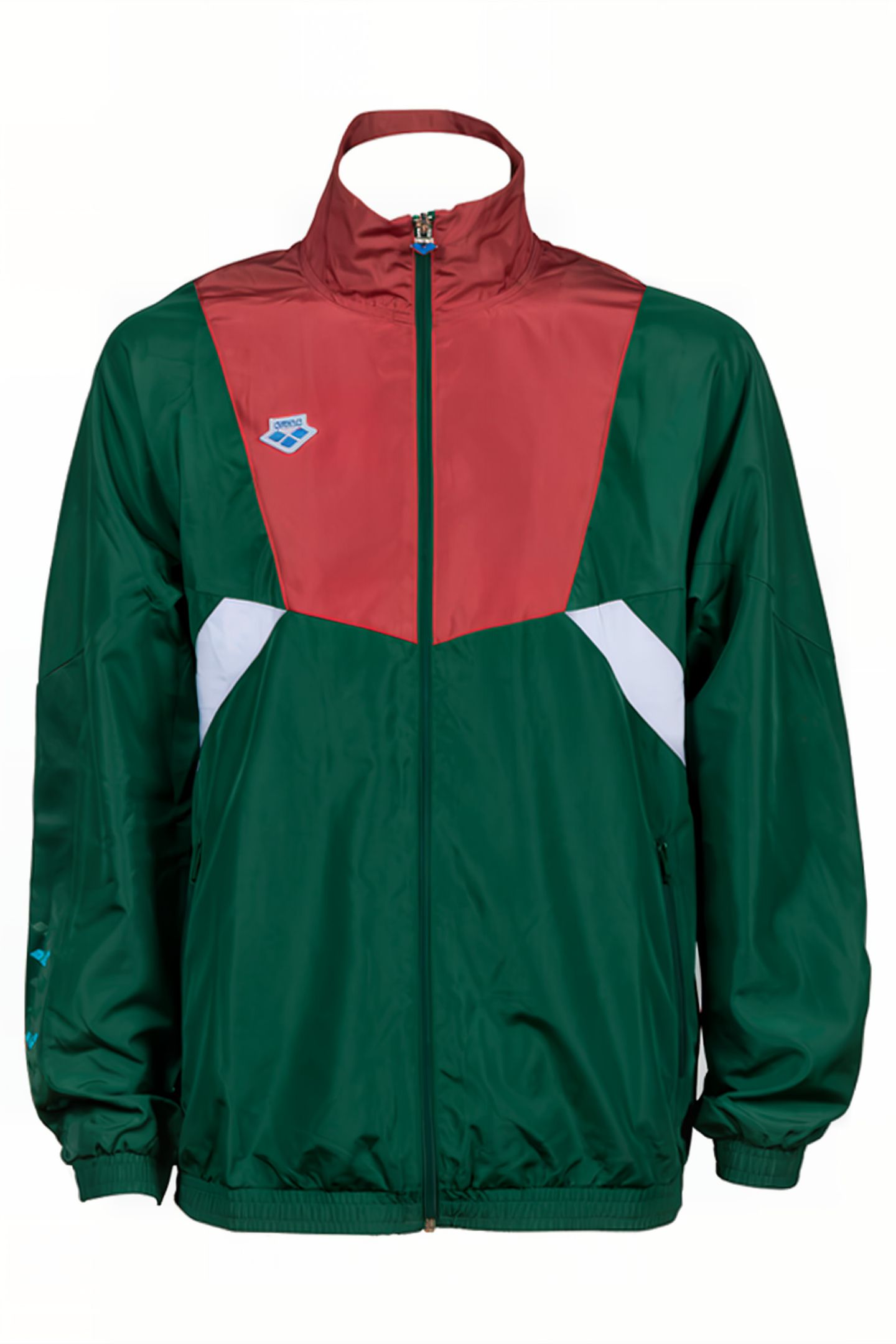 UNISEX F/Z JACKET TEAM DEEP GREEN RUST WHITE 1