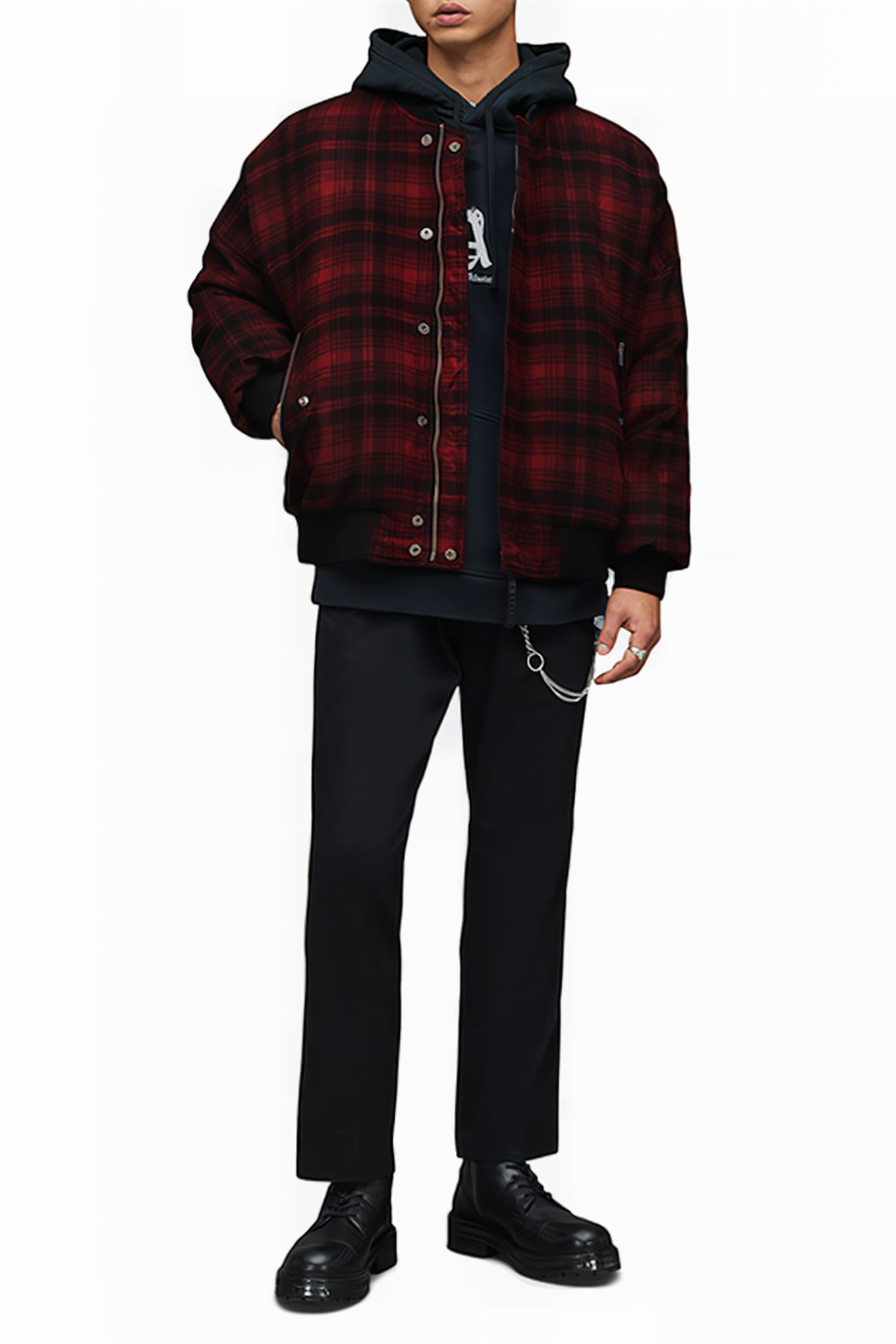 STAN BOMBER RED/BLACK 3