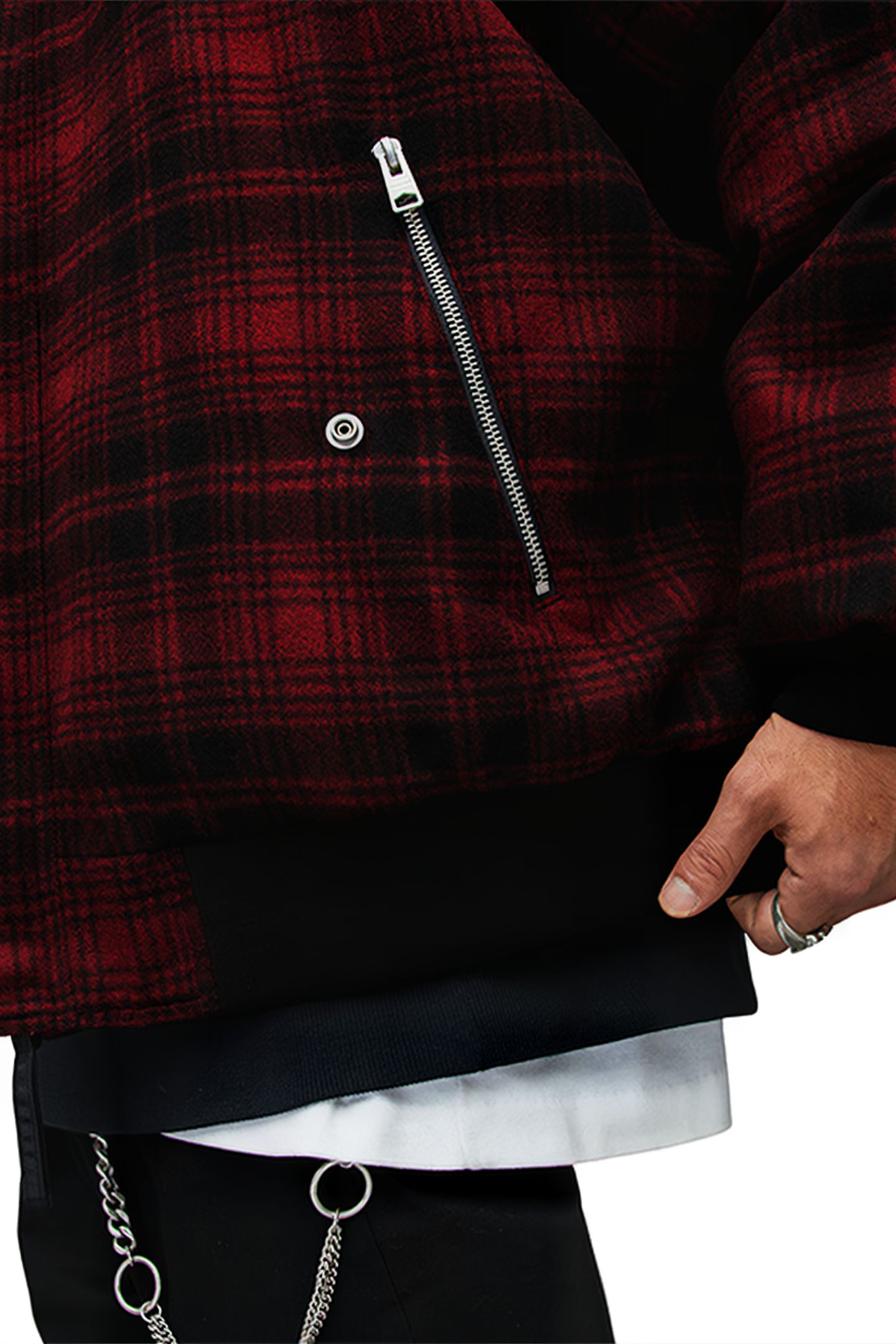 STAN BOMBER RED/BLACK 5