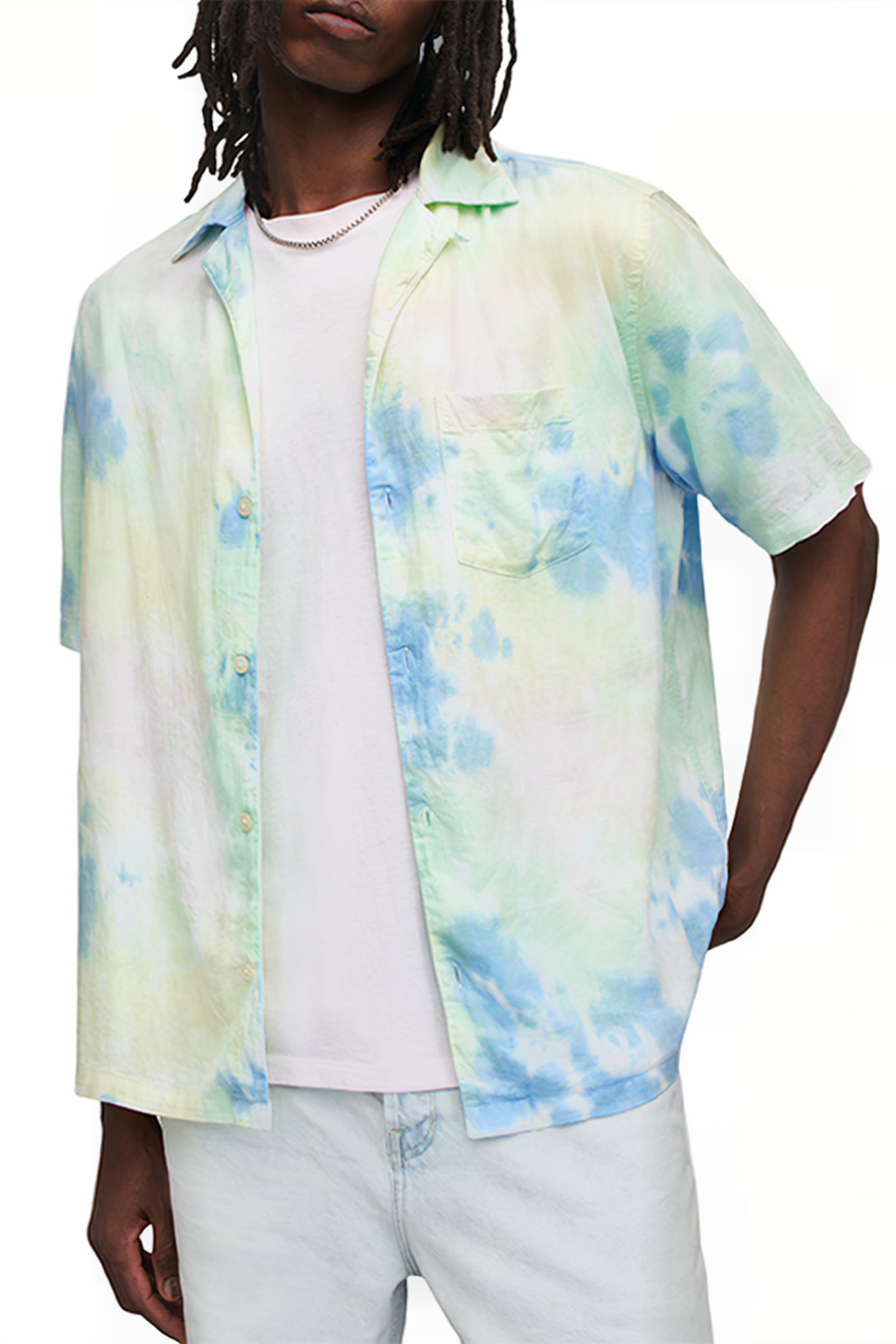 PILAR SS SHIRT CHARTREUSE GREEN 1