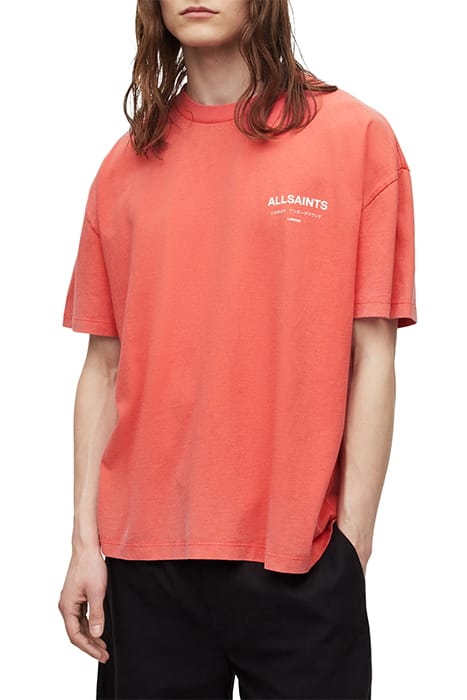 UNDERGROUND SS CREW RUBY RED/CALA WHTE 1