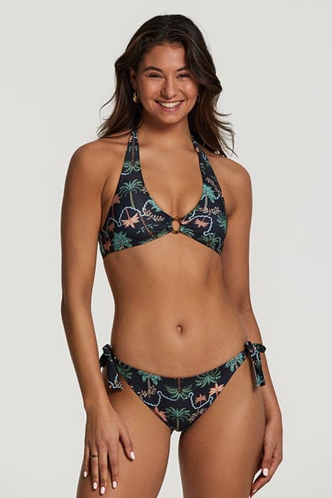 CARO BIKINI SET JAIPUR PALM BLACK BLACK 1