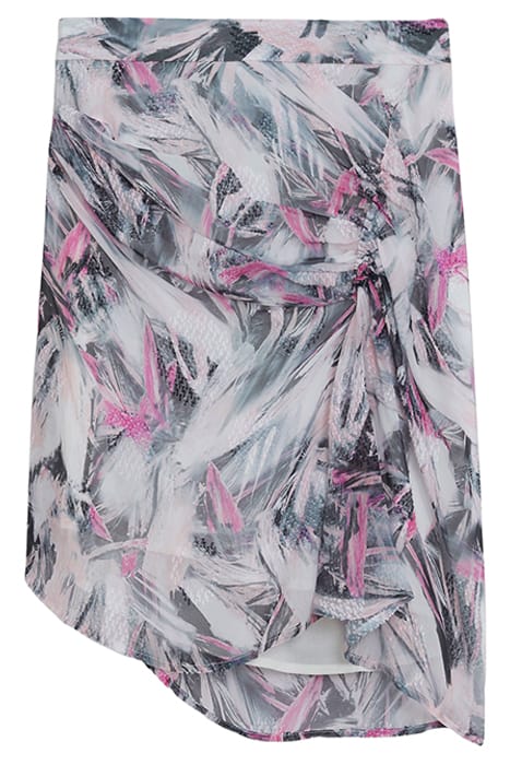 PASCOT MINI SKIRT IN GREY/ECRU/PINK SKIRT 5
