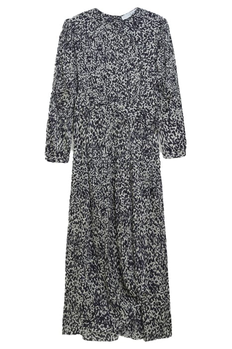 ROMERI DRESS IN ECRU/BLACK/BROWN DRESS 5