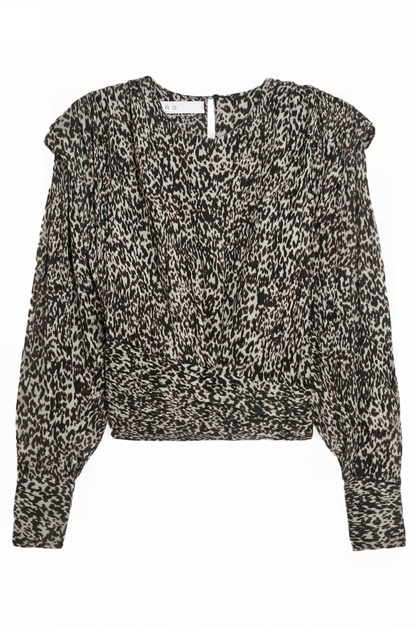 RUSKO BLOUSE IN ECRU/BLACK/BROWN BLOUSE 5