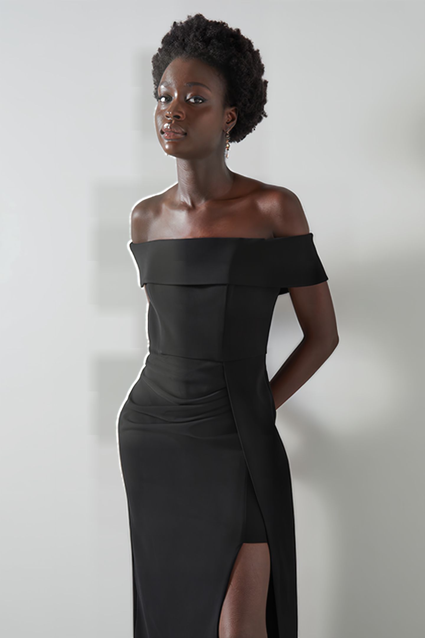 RAMPLING MAXI DRESS BLACK 3
