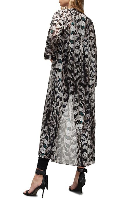 CARINE INES KIMONO WHITE MONO 2