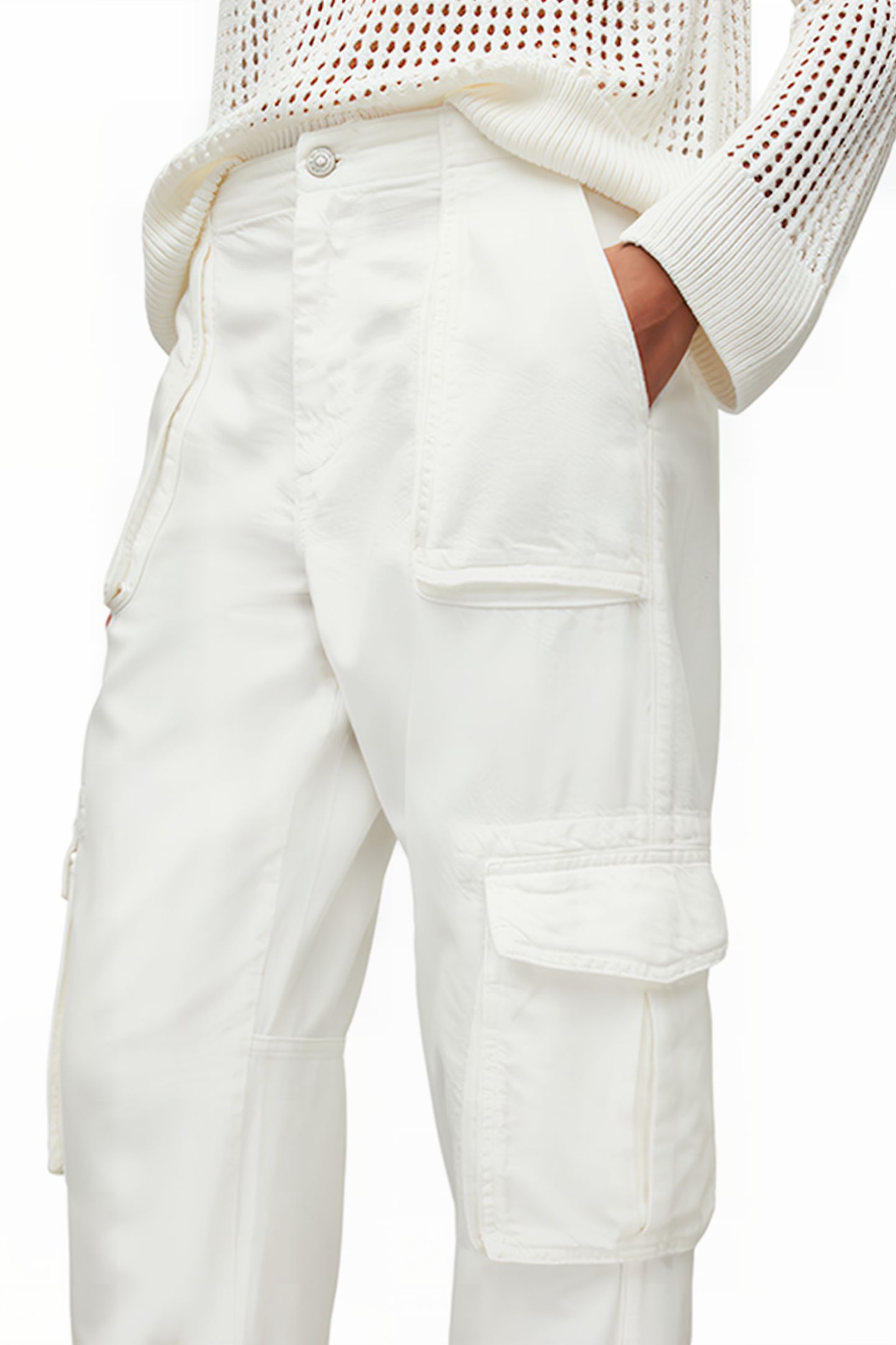 FRIEDA DENIM TROUSER OFF WHITE 4