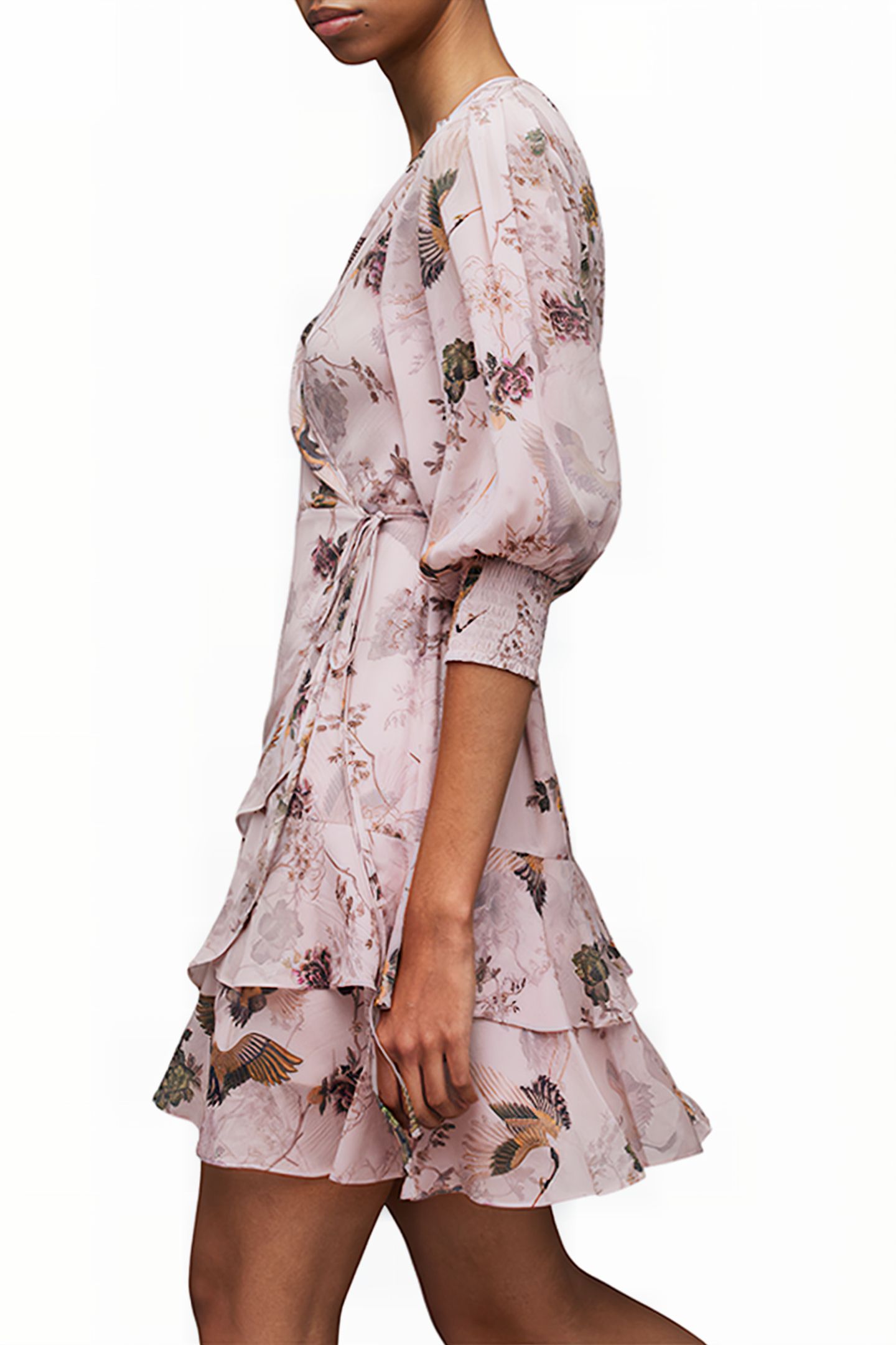 ARI PEGGY DRESS DUSTY PINK 5