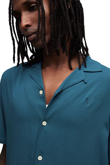 VENICE SS SHIRT JADE BLUE 4
