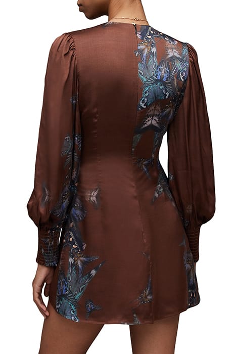 AUDEN DIANA DRESS DEEP COFFEE BROWN 2