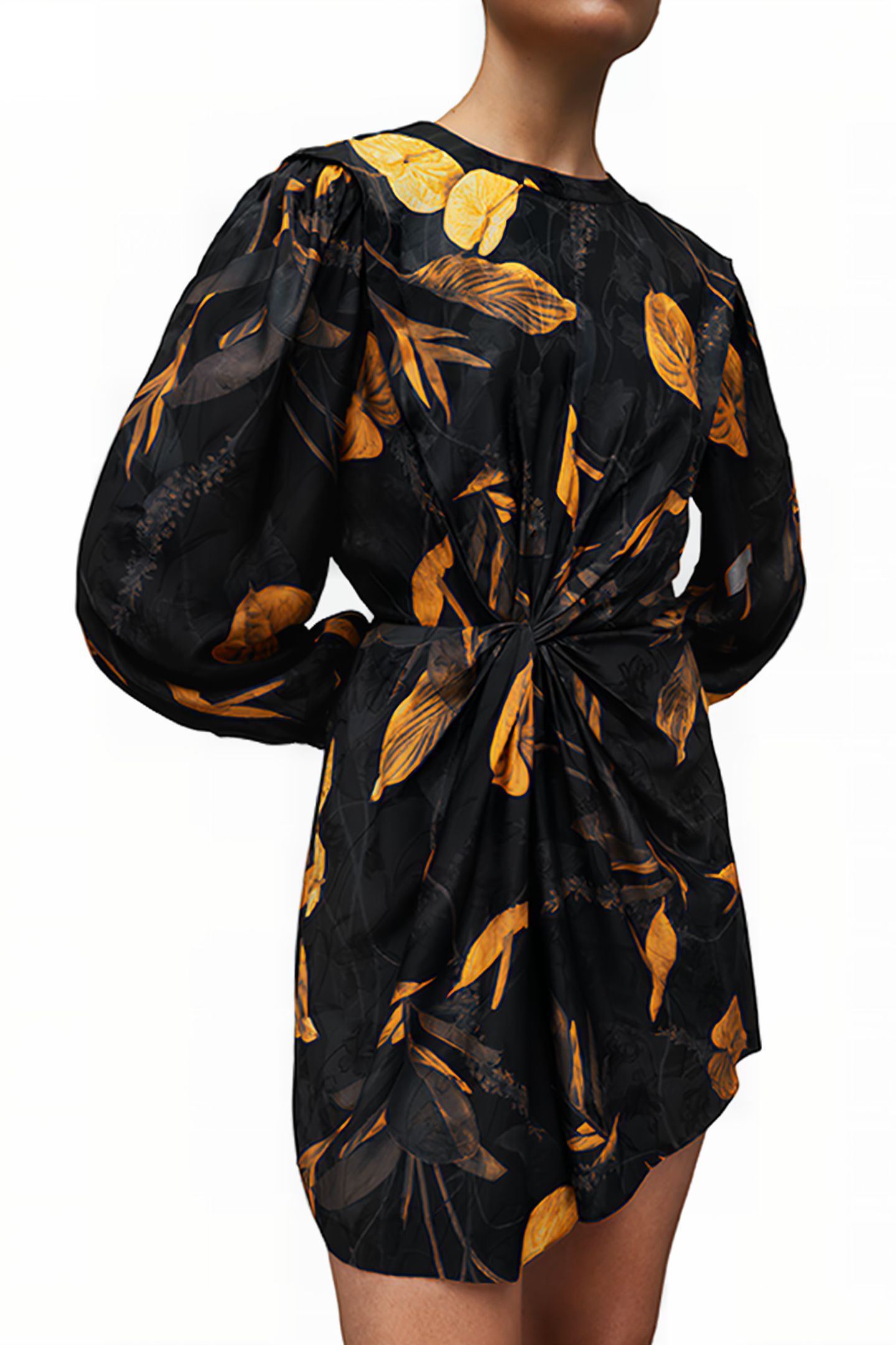 JEMIMA ARETHA DRESS BLACK GOLD 4