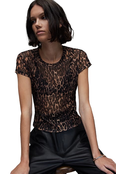 ELLIE ANITA SS TOP NATURAL BROWN 3