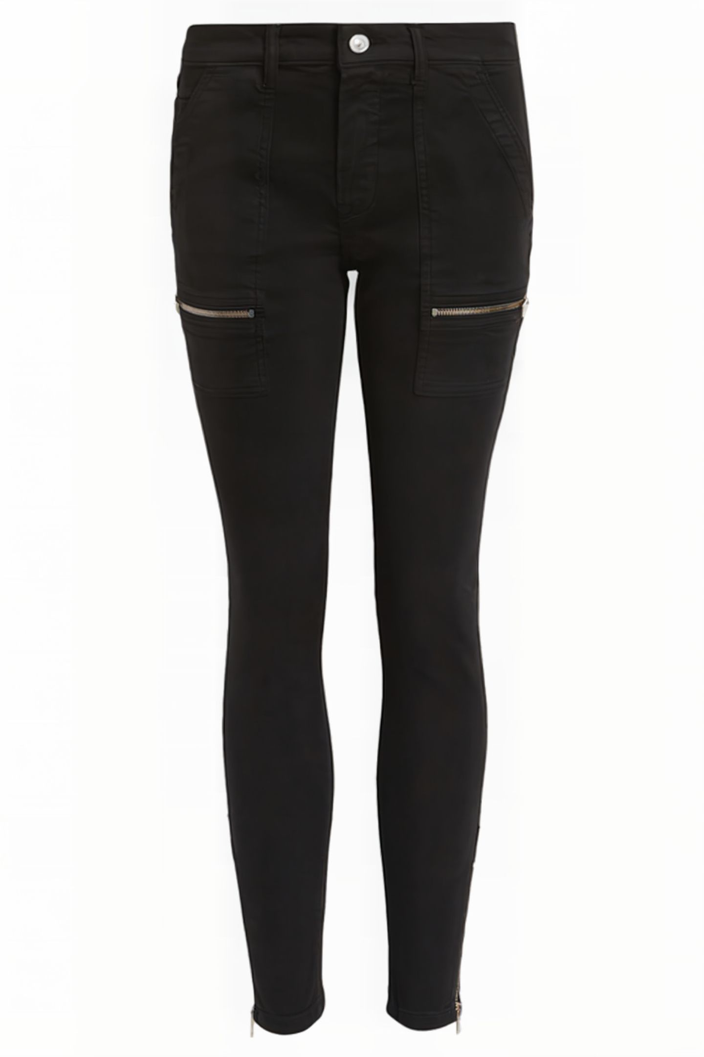 DEMI ZIP SKINNY JEAN BLACK 5