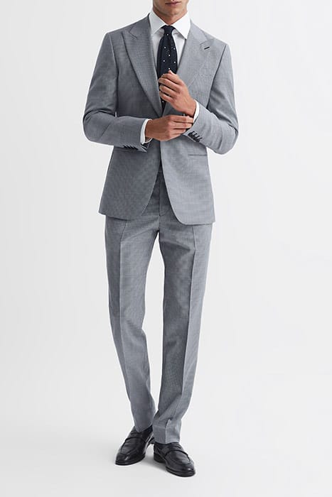 GRANGE SUIT PANTS — NAVY/WHITE 3