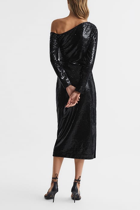 JODIE MIDI DRESS — BLACK 2